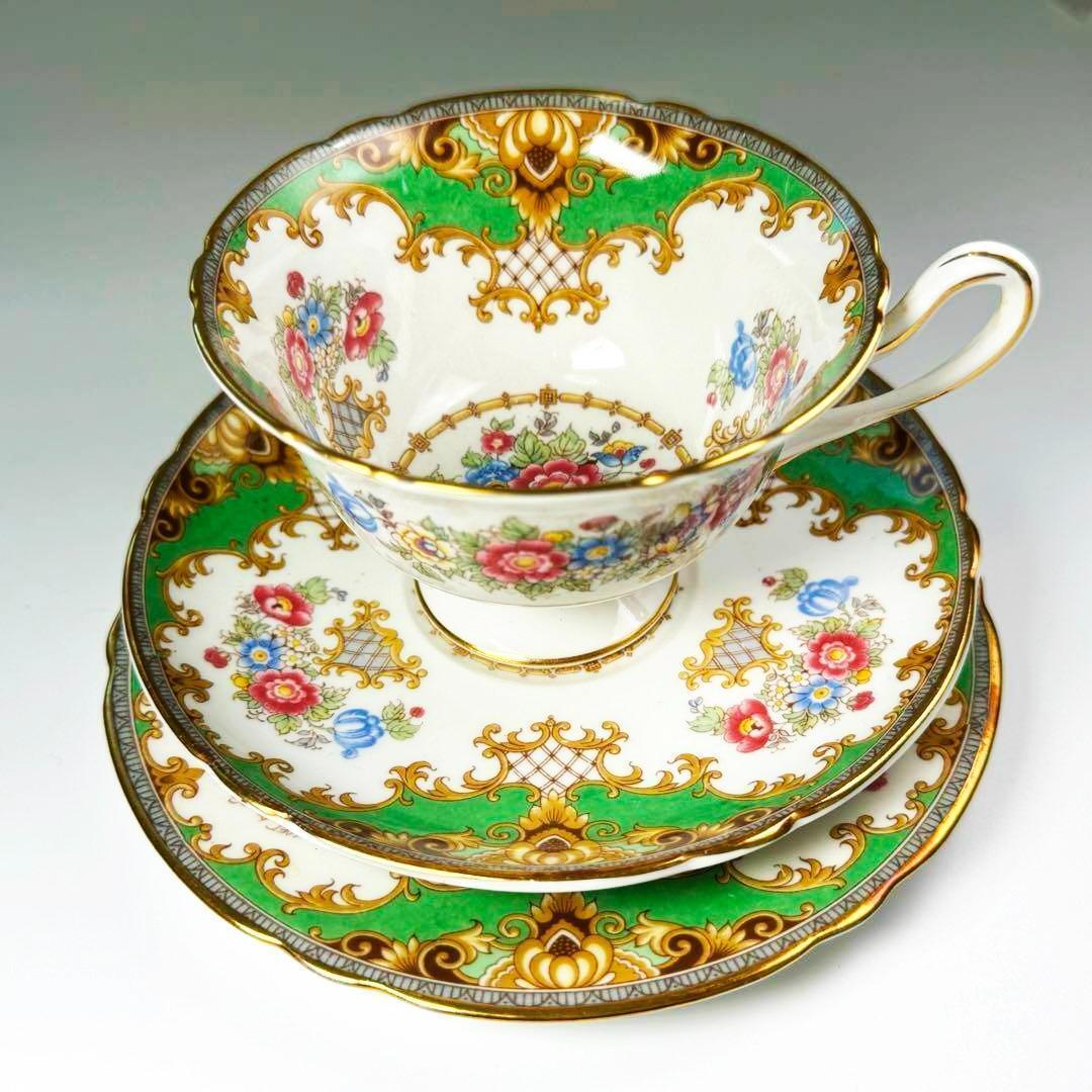 美品アンティーク　英国Shelley ティーセット 英国アンティーク☆シェリー Shelley7点セット☆カップ&ソーサー