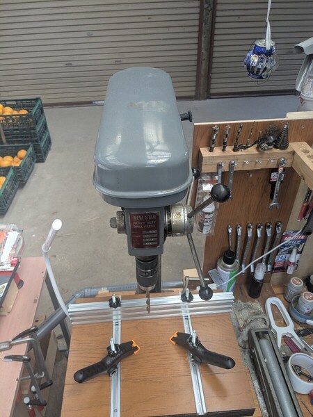 DIY自作治具 新品・未使用 卓上ボール盤作業台 ボール盤別途必要