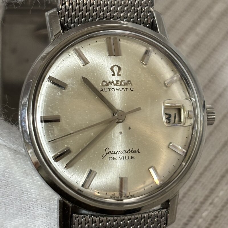 【OH&新品仕上げ済】オメガ シーマスター デヴィル 希少Wネーム 良好稼働 O-7349| オメガ デビル Wネーム マイスター レディース Cal.485