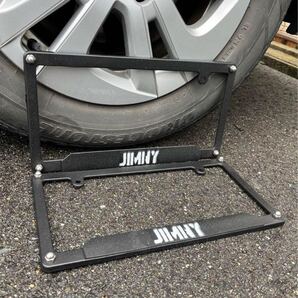 スズキ ジムニー ジムニーシエラ エブリー エブリーワゴン ワゴンR ナンバーフレーム 前後セット 車種名入りナンバーフレーム