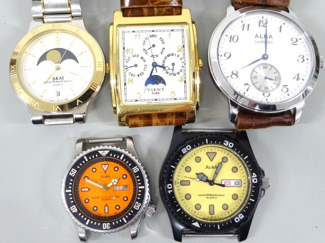 SEIKO - SEIKO ALBA サクセス ムーンフェイズ V338-6A70 腕時計