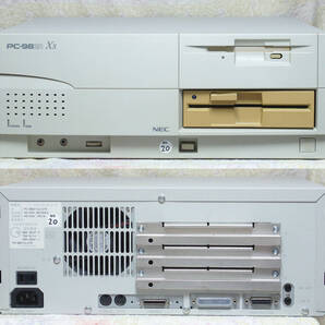 【完全整備品】 PC-9821Xs ( PODP83-K / 7.6MB / 543MB / FDD-3.5x1 , 5.25x1 ) ソリッドコンデンサ - 20