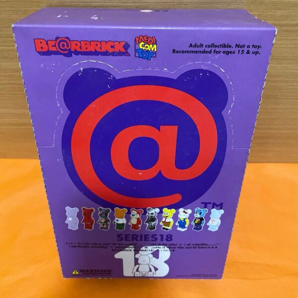 激レア 新品 未開封 ベアブリック シリーズ18 BE@RBRICK SERIES18 1BOX 24個入り メディコムトイ MEDICOMTOY 100% フィギュア 人形