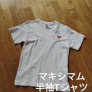 マキシマム メンズ コットン ベアーズスクール 半袖 Tシャツ ピンク S