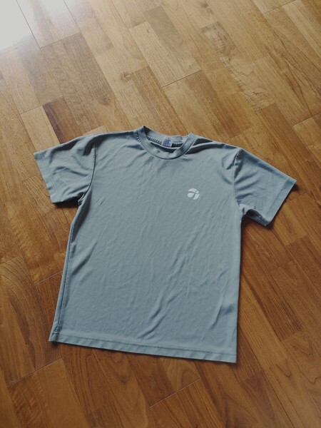 ユナイテッドアスレ メンズ 半袖Tシャツ ドライ オリジナルロゴ グレー M