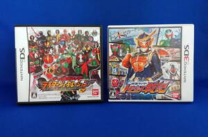 3DS/DS ソフト オール仮面ライダー ライダージェネレーション 仮面ライダー トラベラーズ戦記 セット 即決!