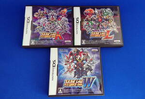 DS ソフト スーパーロボット大戦K スーパーロボット大戦L スーパーロボット大戦W セット 即決!