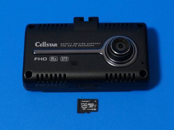 ☆セルスターCSD-790FHG☆電池新品☆新品SDカード128GB付☆最新Ver.更新済☆本体交換☆整備品☆美品☆ドライブレコーダー☆☆C7