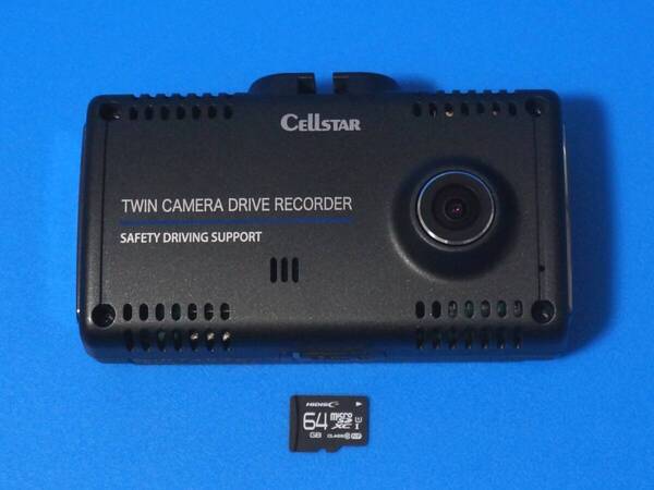☆電池新品☆整備品☆Dvr-GALUDA GL-05AP☆新品SDカード64GB☆最新Ver.更新済☆美品☆セルスター☆本体交換☆ドライブレコーダー☆☆D4