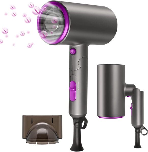 ヘアドライヤー 1300W 折り畳み式大風量 速乾 静音 コンパクト 軽量