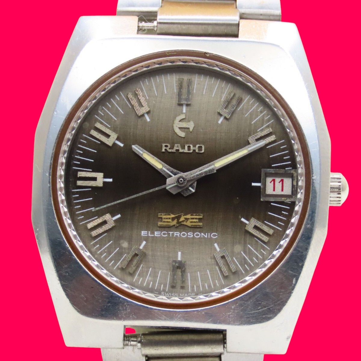 RADO ラドー エレクトロソニック ELECTROSONIC 　ジャンク品 Yahoo!オークション - 高級レア RADO ラドー ELECTROSONIC