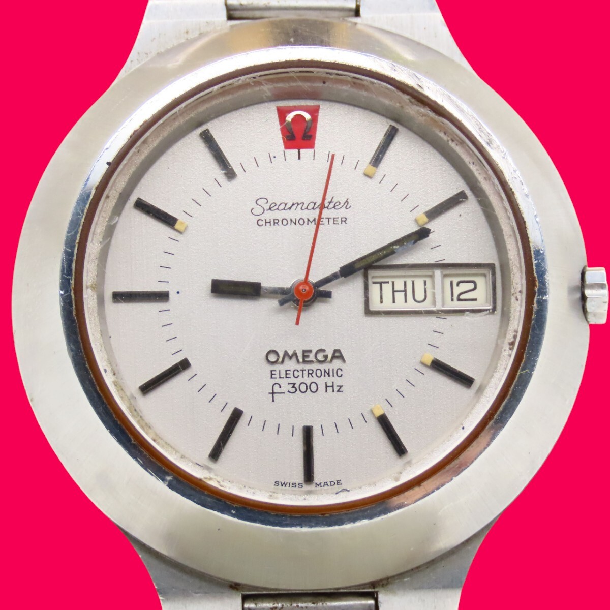 超希少 オメガ シーマスター クロノメーター f300Hzフジツボ 腕時計 音叉 楽天市場】【OMEGA】オメガ シーマスター エレクトリックf300Hz