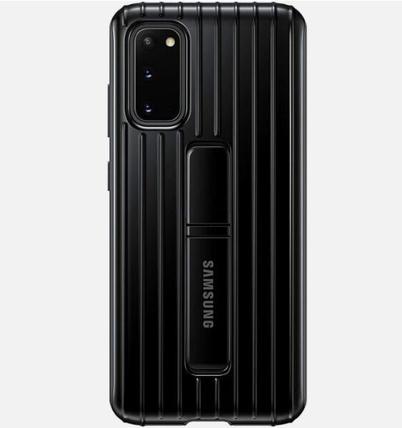 ◆Galaxy S20用 Protective Standing Cover【Samsung純正 並行輸入品】ブラック SCG01 SC-51A