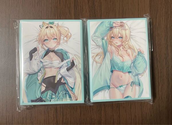 同人スリーブ 風真いろは ホロライブ 2種セット カードスリーブ hololive ミッドナイトブルー