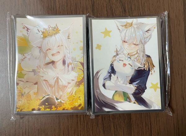 同人スリーブ 白上フブキ ホロライブ 2種セット hololive Vtuber カードスリーブ サークル正規品 白詰草