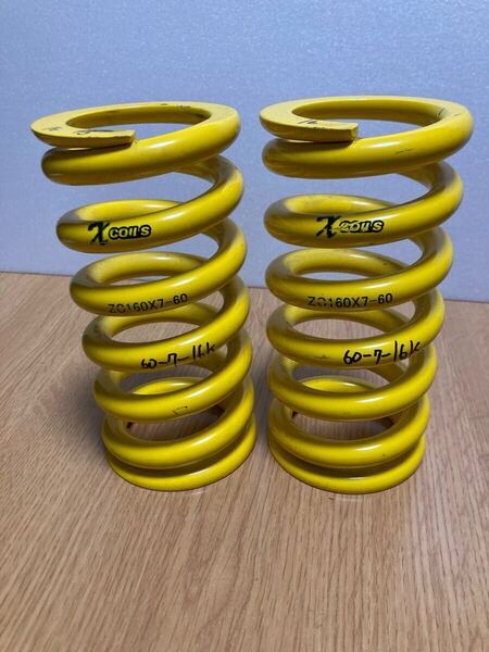 ENDLESS XCOILS Xコイル 直巻きスプリング ID60 16キロ 180ミリ sxe10 gxe10jzx100シルビアローレルシビックなどに