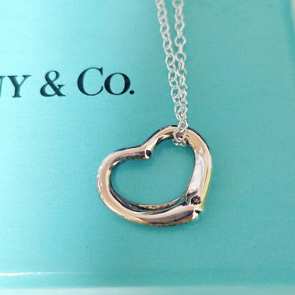 ティファニー ネックレス オープンハート シルバー SV925 TIFFANY アクセサリー ペンダント ティファニー ネックレス Co オープンハート