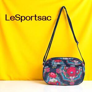 レスポートサック LeSportsac ショルダーバッグ 花柄 ブラック / 斜めがけ 肩掛け フラワー レディース