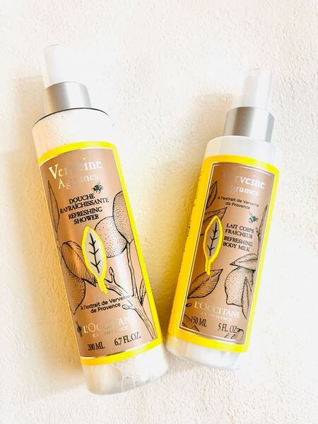 送料無料★新品未使用★ロクシタン シトラスヴァーベナ モイスチャースプレー 150ml バイカラーシャワージェル 200ml セット 乳液 洗浄料