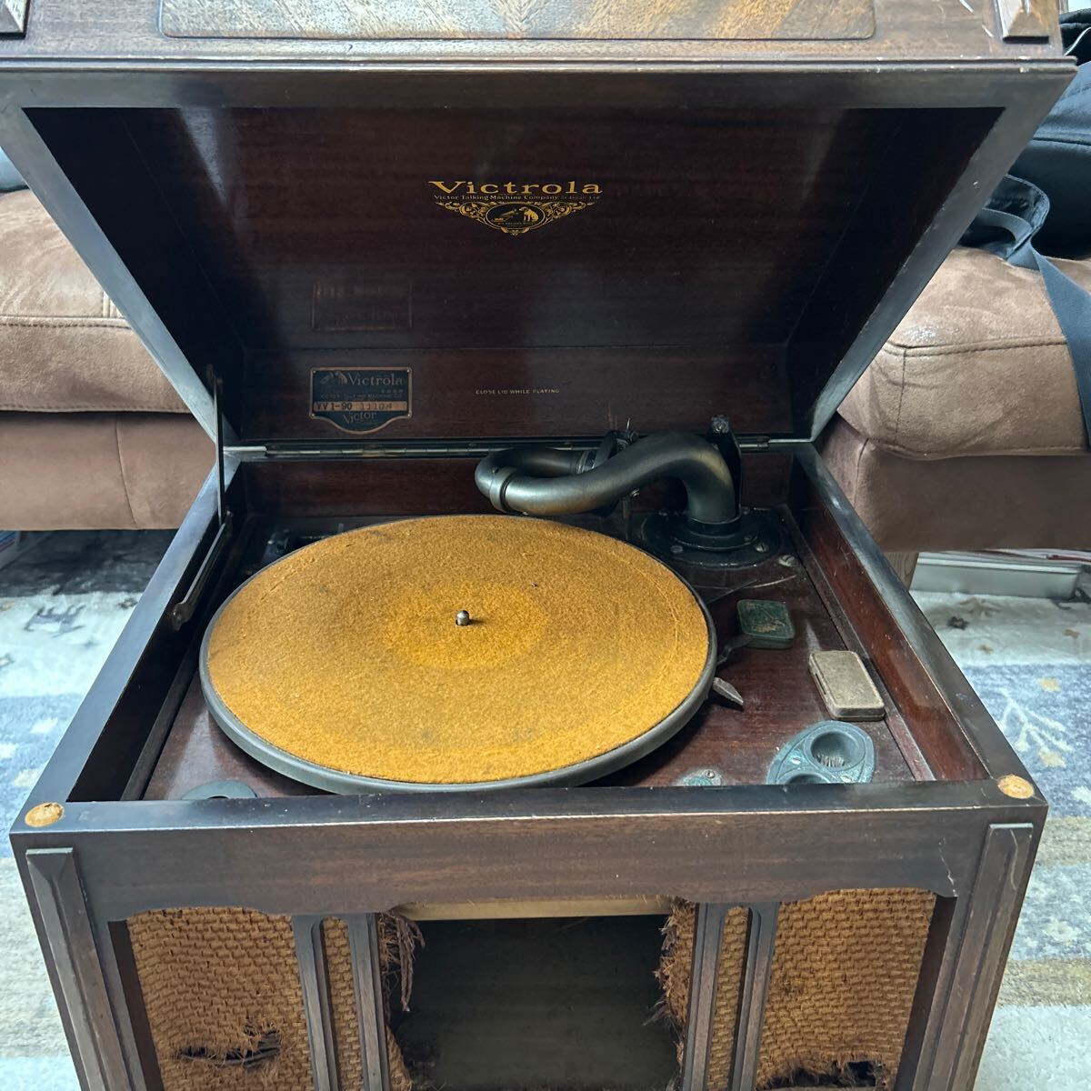 W3-0051】昭和レトロ Victor 日本 ビクター Victrola