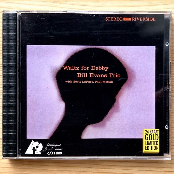【24K GOLD CD】BILL EVANS / WALTZ FOR DEBBY ビル・エヴァンス / ワルツ・フォー・デビイ ANALOGUE PRODUCTIONS CAPJ 009 ゴールドCD