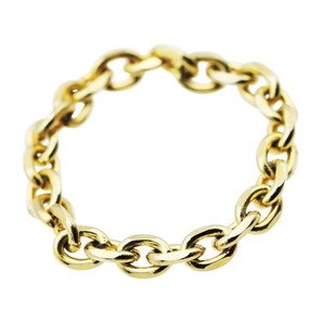 丸あずきチェーン 2.5mm ゴールド メッキ 18KGP 指輪 リング ステンレス 日常 重ねづけ おしゃれ【11号】