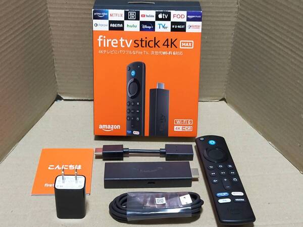 【USED品 送料無料】Amazon Fire TV Stick 4K (本体以外は全て 4K MAX の物になります)
