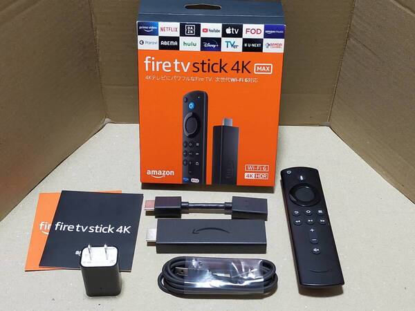 【USED品 送料無料】Amazon Fire TV Stick 4K (外箱のみ 4K MAX の物になります)