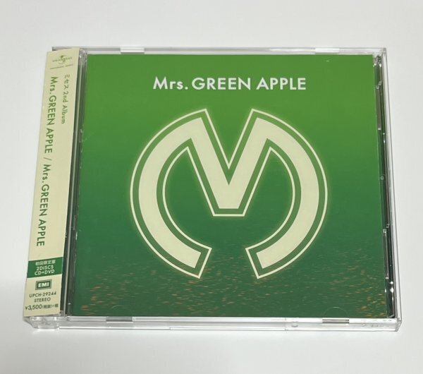 【美品 帯付】 Mrs. GREEN APPLE 2nd Album 初回限定盤 CD+DVD アルバム ミセスグリーンアップル #B423