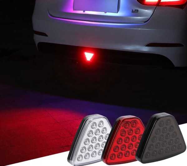 新品 高品質F1バックフォグ 20発高輝度LED使用 軽量化薄型 12V 車&バック汎用 カバー色選択可能 送料無料