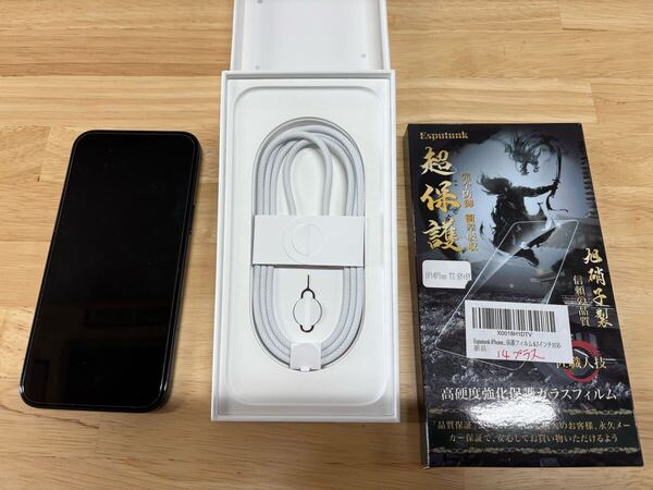 iPhone16Plus 256GB ブラック Appleストア購入 SIMフリー