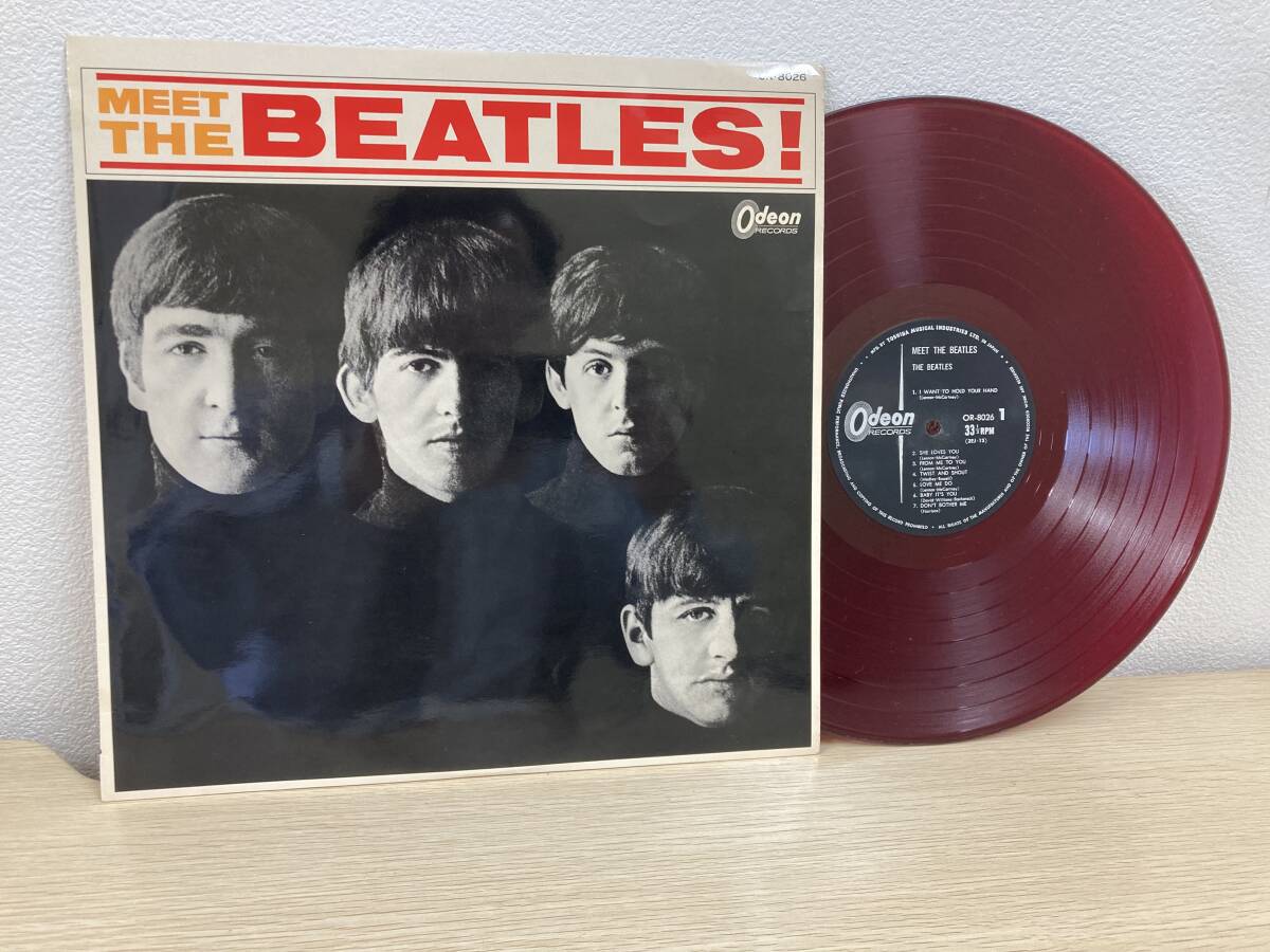 希少国内盤赤盤 MEET THE BEATLES 東芝音楽工業 - メルカリ