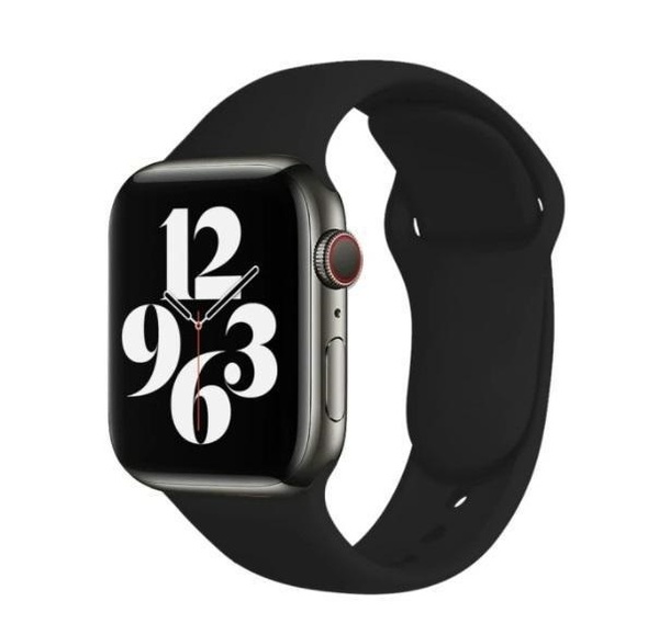 Apple Watch スポーツバンド◆ブラック◆38/40/41mm用◆シリコン製新品