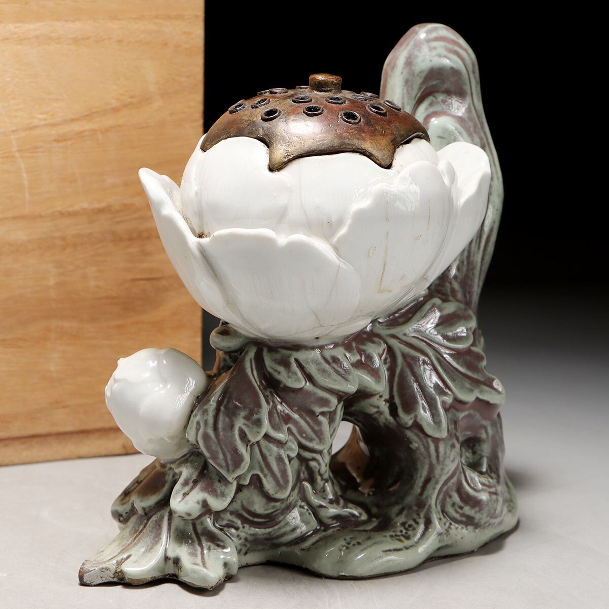蝸牛燻香炉 檀香炉 室内盤香炉 茶道具 香道具 工芸品美術品 置物