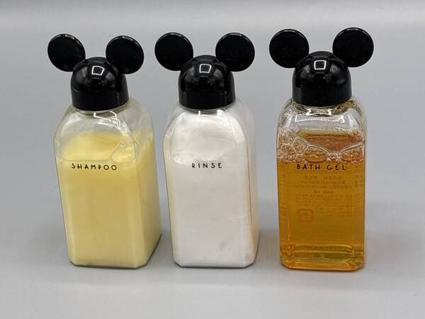 ☆TDR限定 ディズニーアンバサダーホテル 旧アメニティ シャンプー&コンデショナー&バスジェル☆3