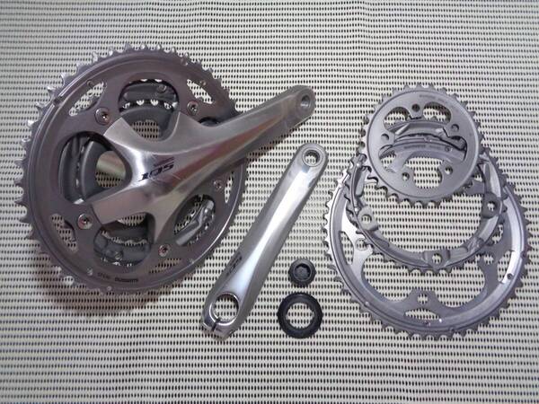 > シマノ製 トリプルクランク 105 FC-5703 165mm