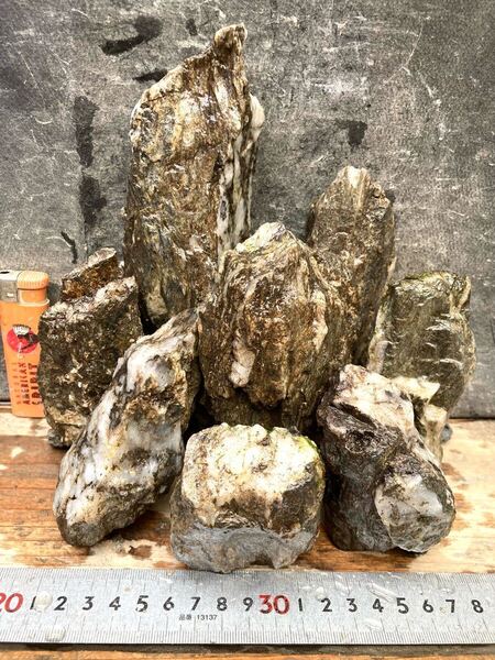 アクアリウム 渓谷石セット⑥★清流石 水槽レイアウト メダカ 熱帯魚
