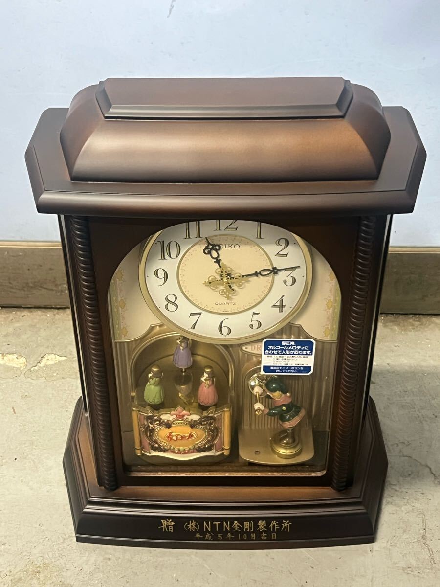 ✨️未使用 SEIKO ドリームランド からくり時計 置時計 RY611B
