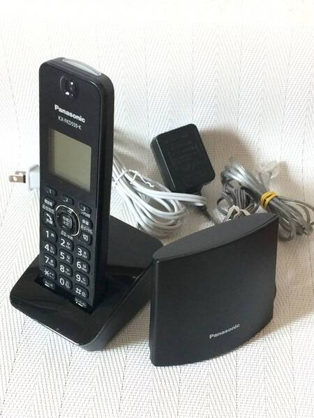 送料無料★Panasonic★パナソニック★コードレス電話機★「RU・RU・RU」★VE-GDL45DL-K★KX-FKD559-K★中古★動作品★返金保証あり★5