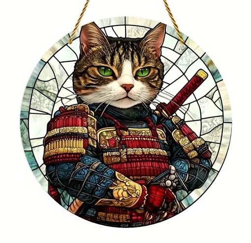 サムライキャット(c) サンキャッチャー アクリル板(2D)