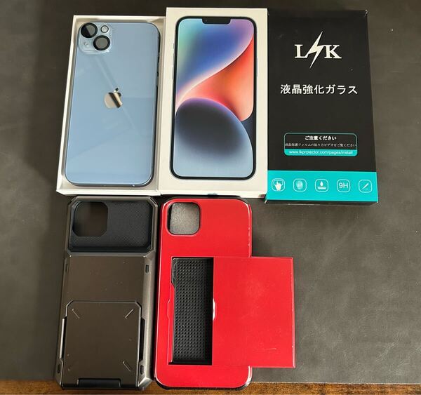 美品 iPhone14 Plus 512GB ブルー MQ4W3J/A バッテリー84%