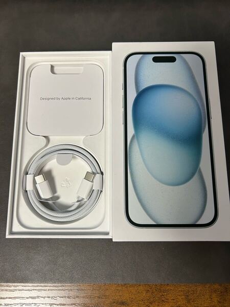 【即決】箱、付属品のみ Apple iPhone 15 128GB (本体以外) Blue MTML3J/A