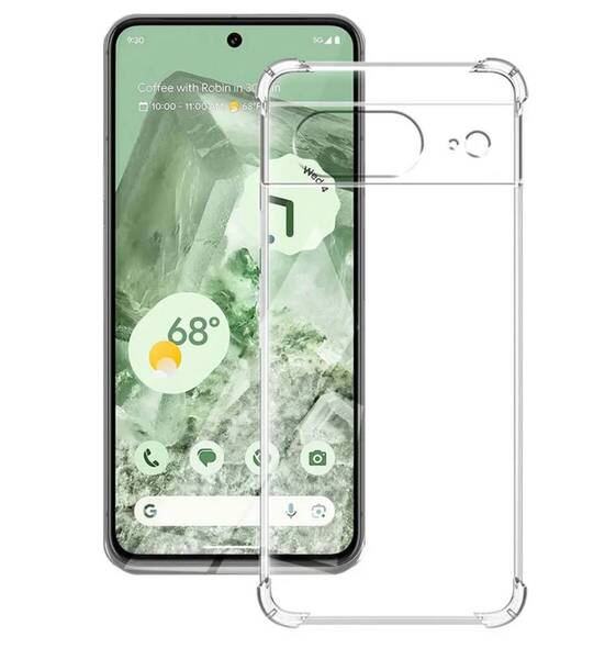 Google Pixel 8 クリア シリコン ケース カバー ピクセル 8 pixel8 TPU ソフトケース 透明 スマホケース
