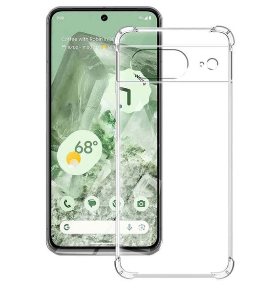 Google Pixel 8 クリア シリコン ケース カバー ピクセル 8 pixel8 TPU ソフトケース 透明 スマホケース