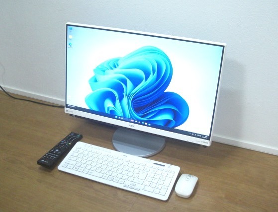 NEC デスクトップ LAVIE DA770HAW / Windows11 Home / 新品 1TB SSD / 16GB メモリ / Intel Core i7 CPU / 23.8型ワイド / Office2021