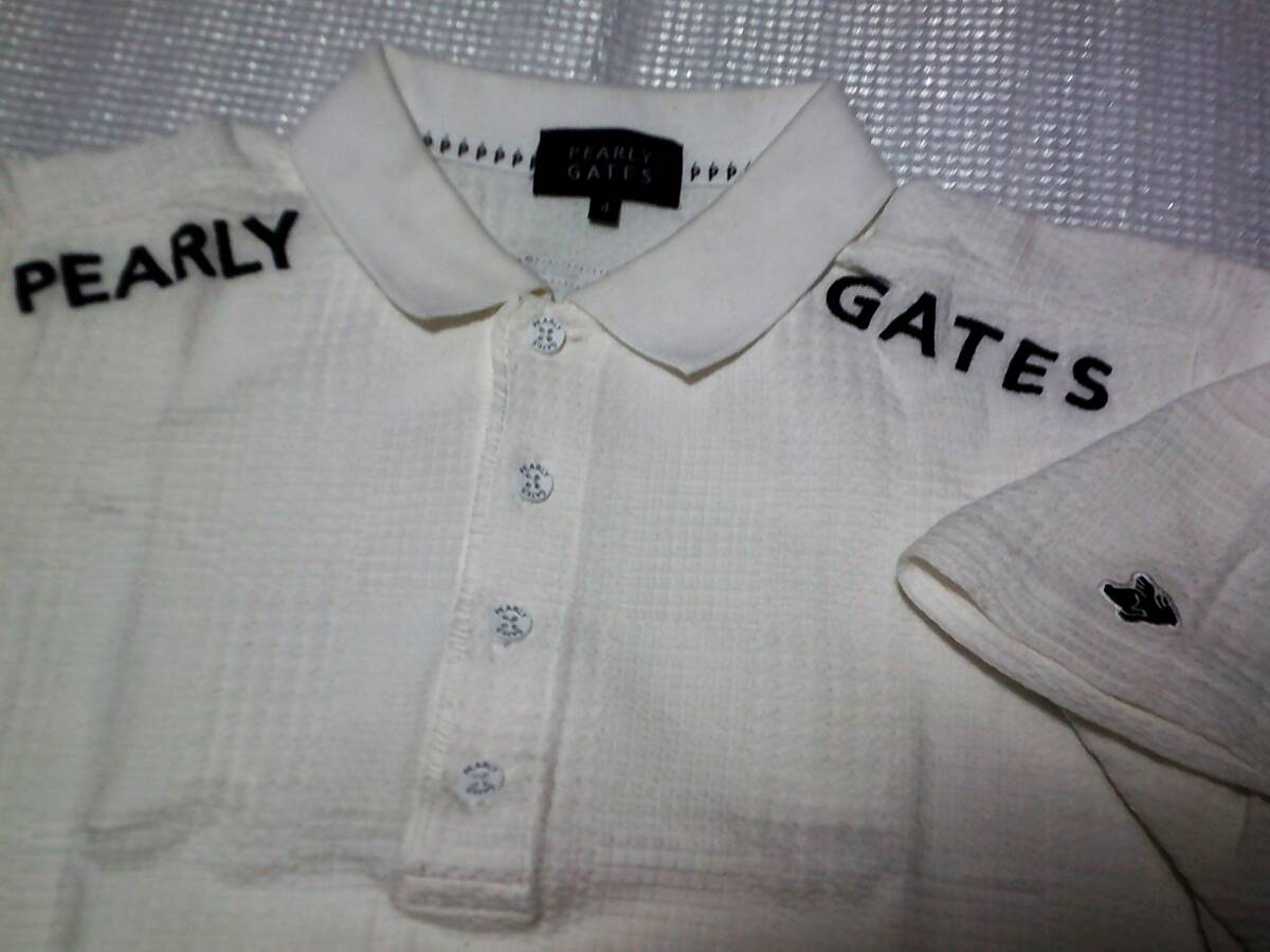 中古 メンズ パーリーゲイツ PEARLY GATES 半袖ポロシャツ 4(M