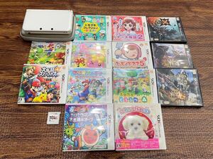 Nintendo 3DSLL WAP-002 ソフト付き/トモダチコレクション どうぶつの森 マリオパーティー 太鼓の達人 モンハン 任天堂 ジャンク