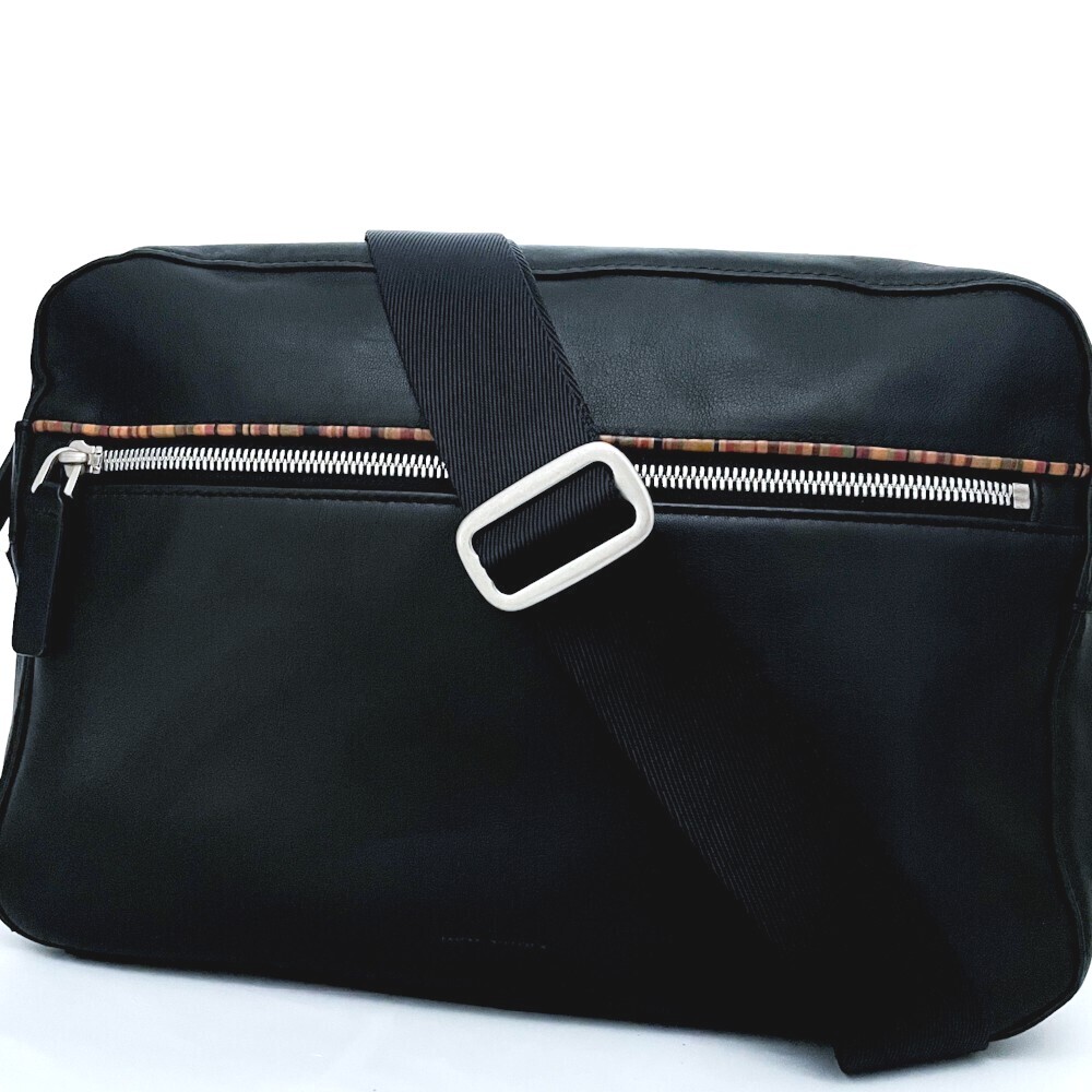 新品 ポールスミス Paul Smith ショルダーバッグ テラベルレザー