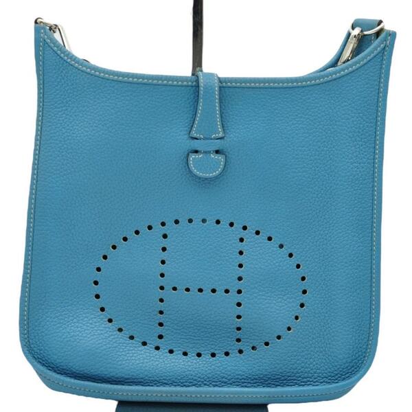 HERMES エルメス 美品 エヴリン 1 PM ブルージーン □N刻印 ショルダーバッグ