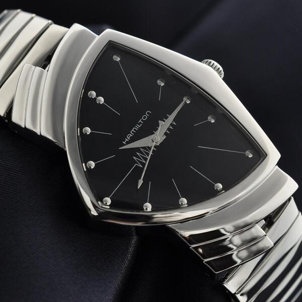 HAMILTON 磨き済 H244110 ベンチュラ クォーツ メンズ 5566
